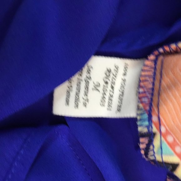 MINI Women's halter sleeveless blue indigo size M - Picture 3 of 11